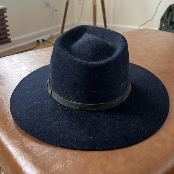 NWT Yellow 108 Dylan Fedora in Navy - Picture 6 of 7